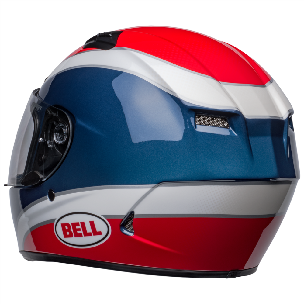 Bell Qualifier DLX MIPS Classic Full Face Helmet Navy / Red (Image 15) - ThrottleChimp