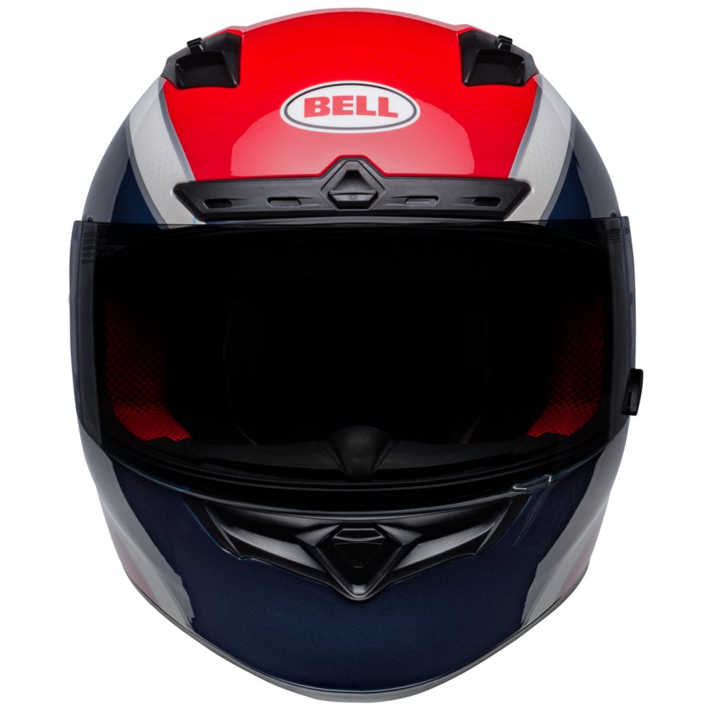 Bell Qualifier DLX MIPS Classic Full Face Helmet Navy / Red (Image 2) - ThrottleChimp