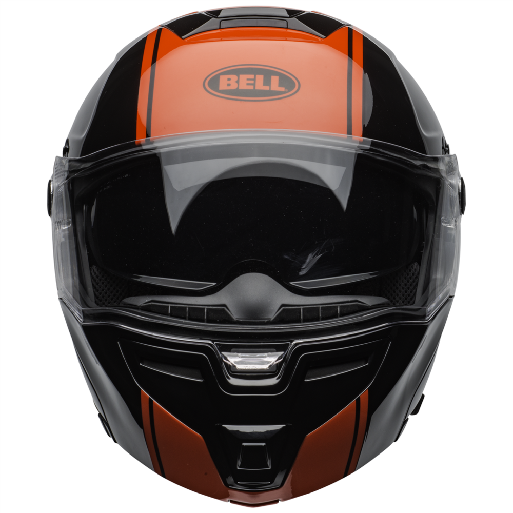 Bell SRT Modular Ribbon Full Face Helmet Black / Red (Image 10) - ThrottleChimp