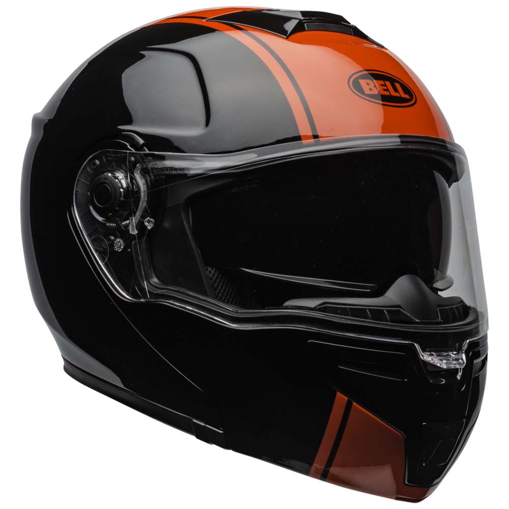 Bell SRT Modular Ribbon Full Face Helmet Black / Red (Image 12) - ThrottleChimp