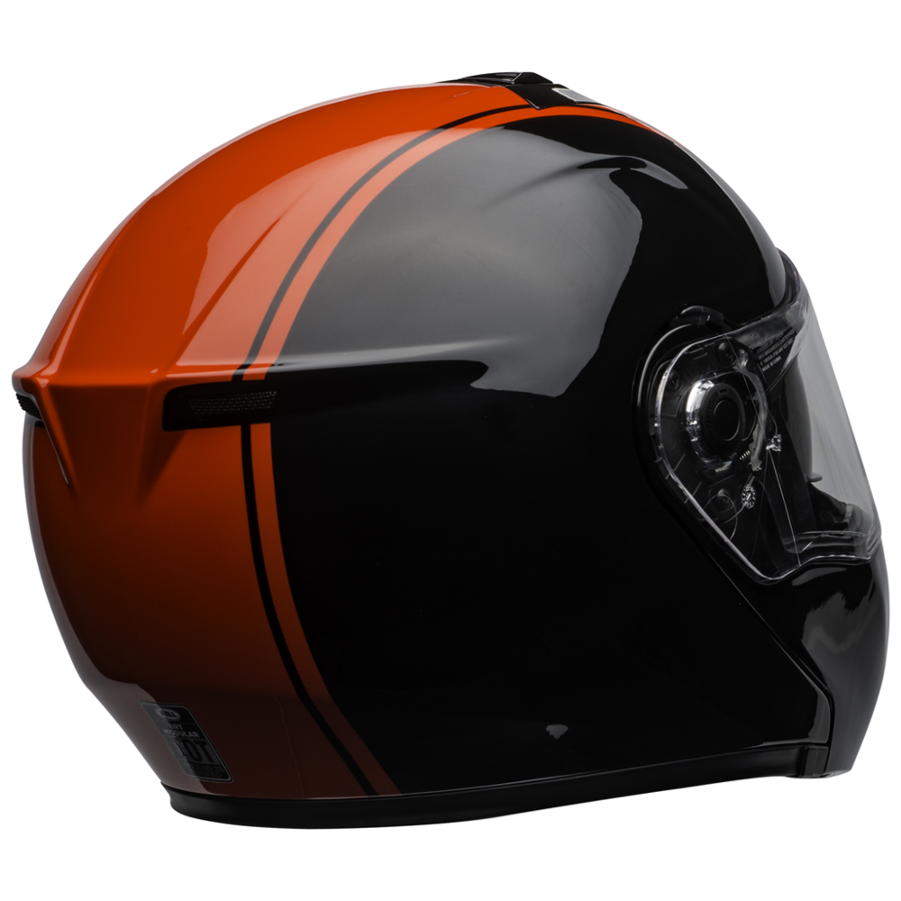 Bell SRT Modular Ribbon Full Face Helmet Black / Red (Image 14) - ThrottleChimp