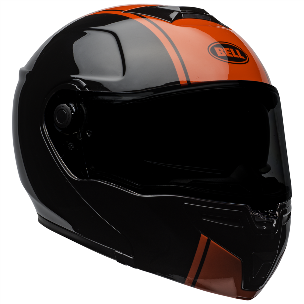 Bell SRT Modular Ribbon Full Face Helmet Black / Red (Image 4) - ThrottleChimp