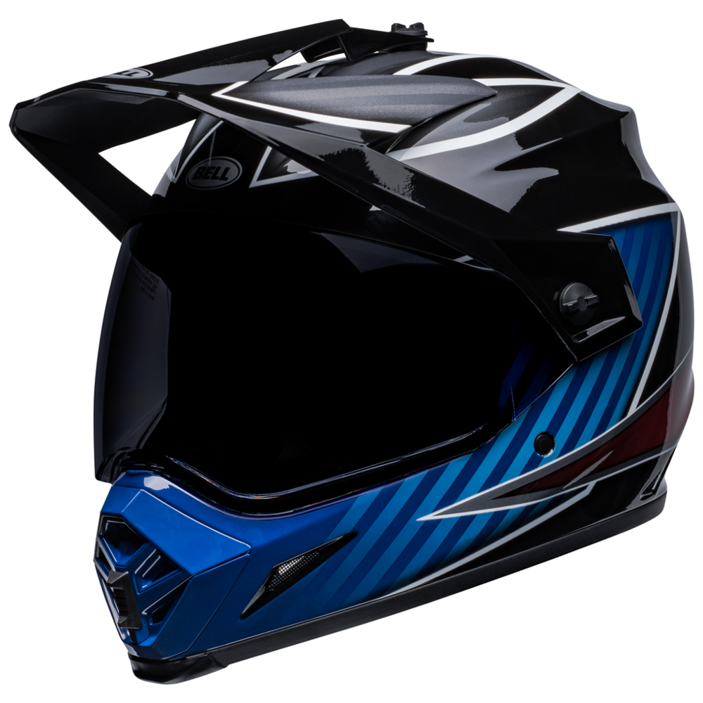 Bell MX-9 Adventure MIPS Dalton Helmet Black / Blue - ThrottleChimp