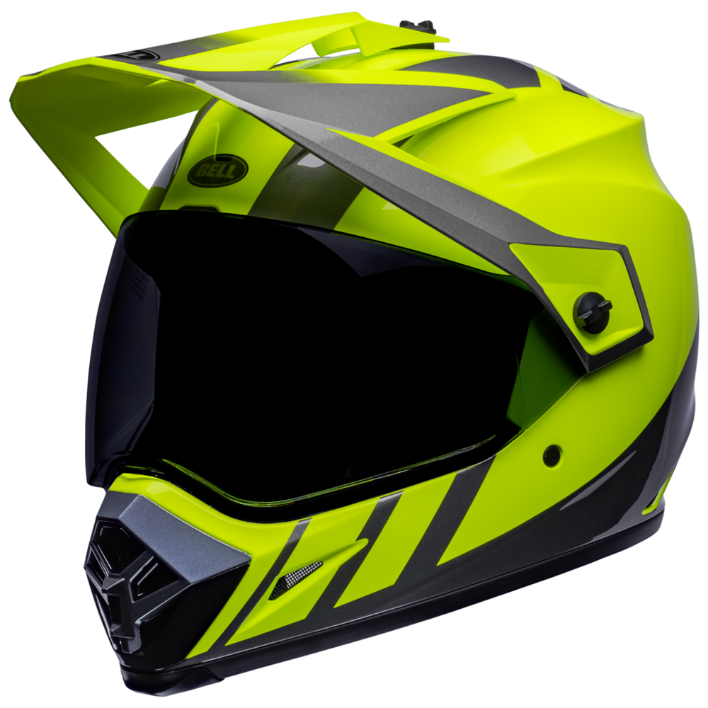 Bell MX-9 Adventure MIPS Dash Helmet Hi-Viz Yellow / Grey - ThrottleChimp