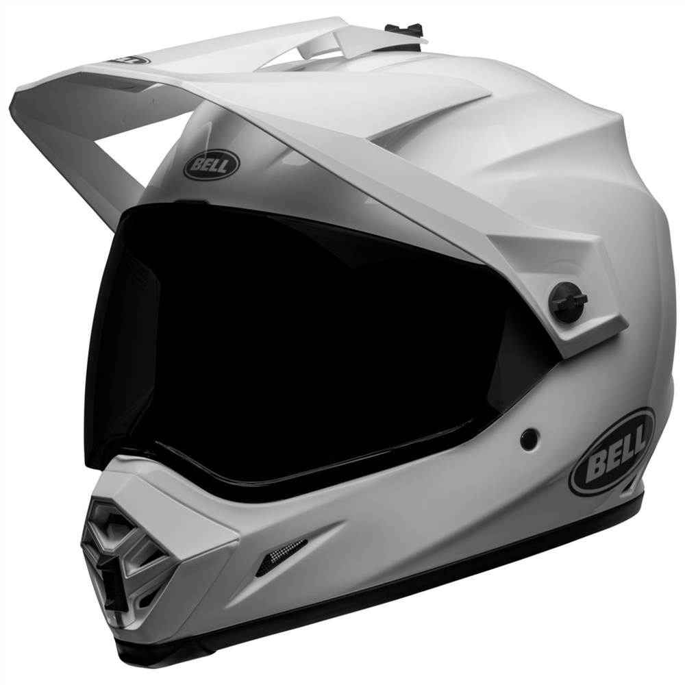 Bell MX-9 Adventure MIPS ECE22.06 Solid Helmet White - ThrottleChimp