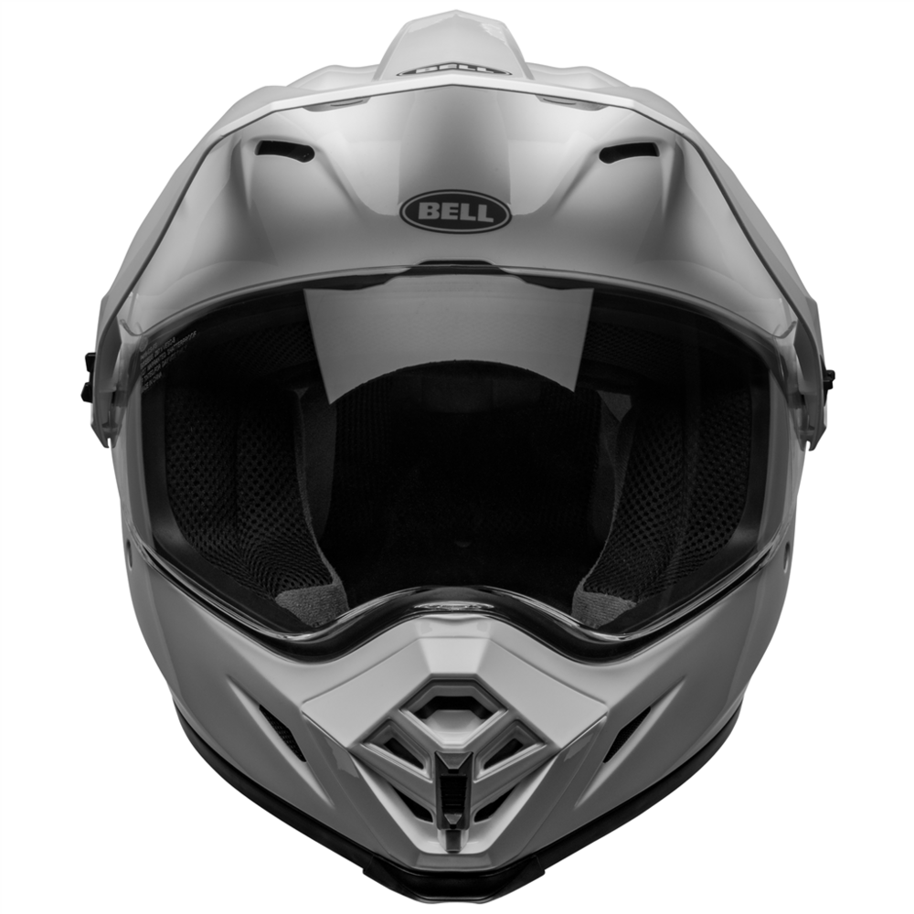 Bell MX-9 Adventure MIPS ECE22.06 Solid Helmet White (Image 10) - ThrottleChimp