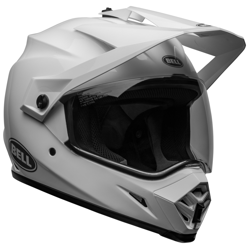 Bell MX-9 Adventure MIPS ECE22.06 Solid Helmet White (Image 11) - ThrottleChimp