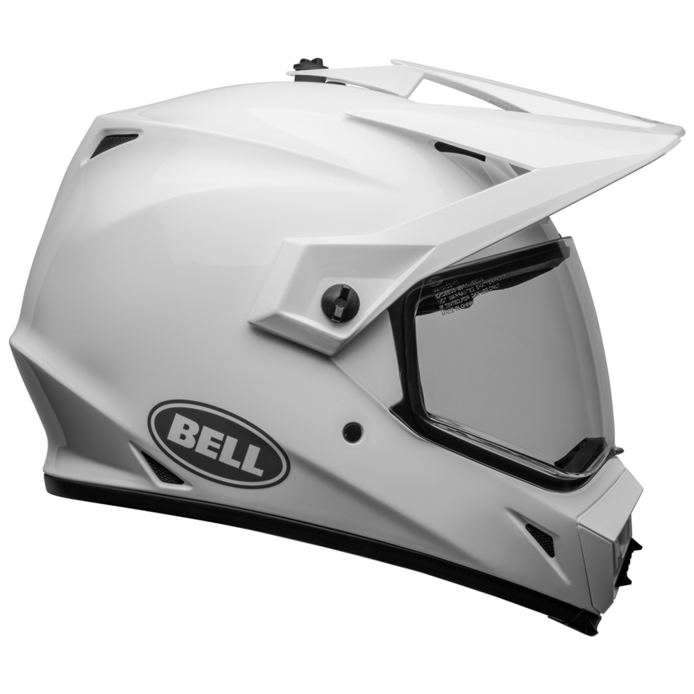 Bell MX-9 Adventure MIPS ECE22.06 Solid Helmet White (Image 12) - ThrottleChimp