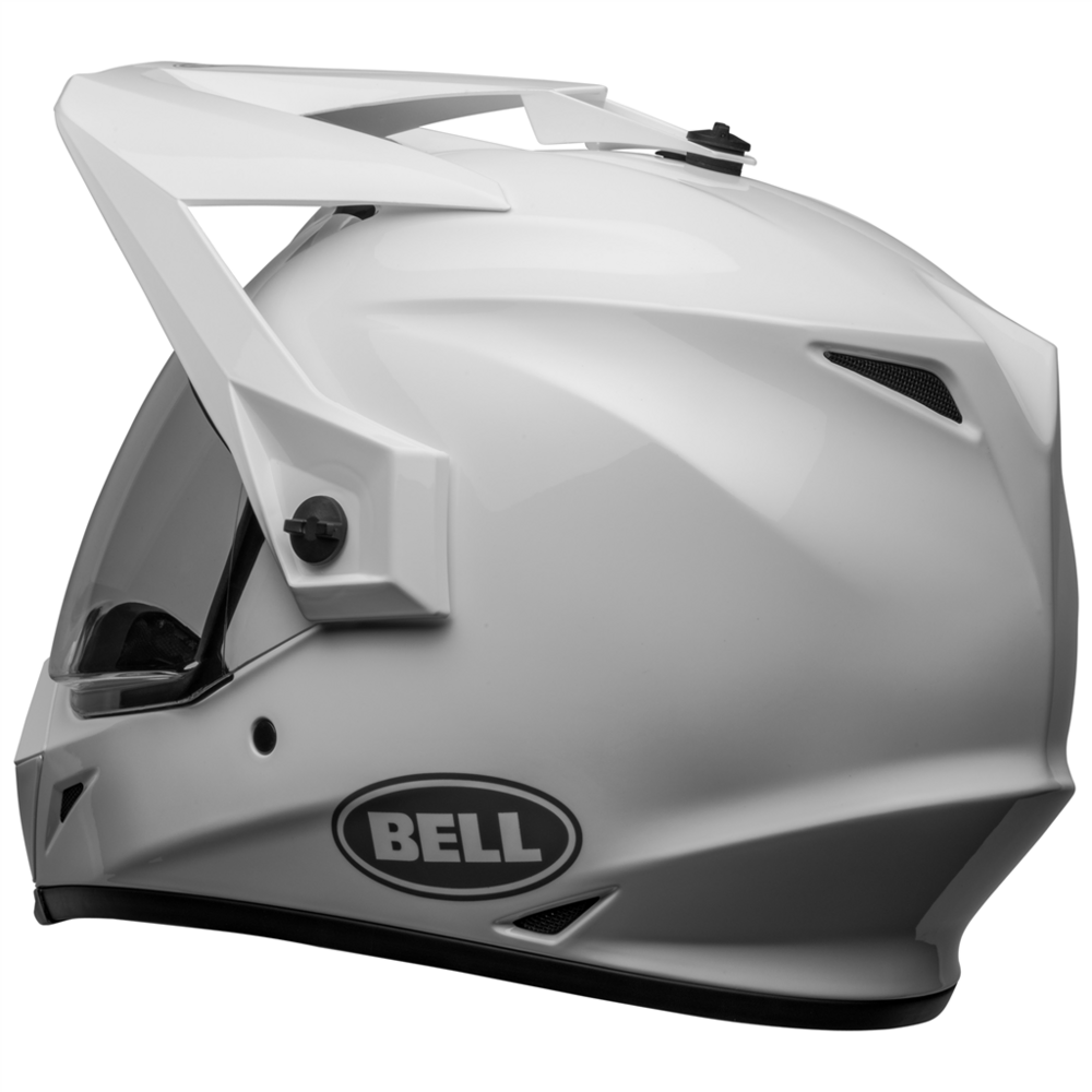 Bell MX-9 Adventure MIPS ECE22.06 Solid Helmet White (Image 13) - ThrottleChimp