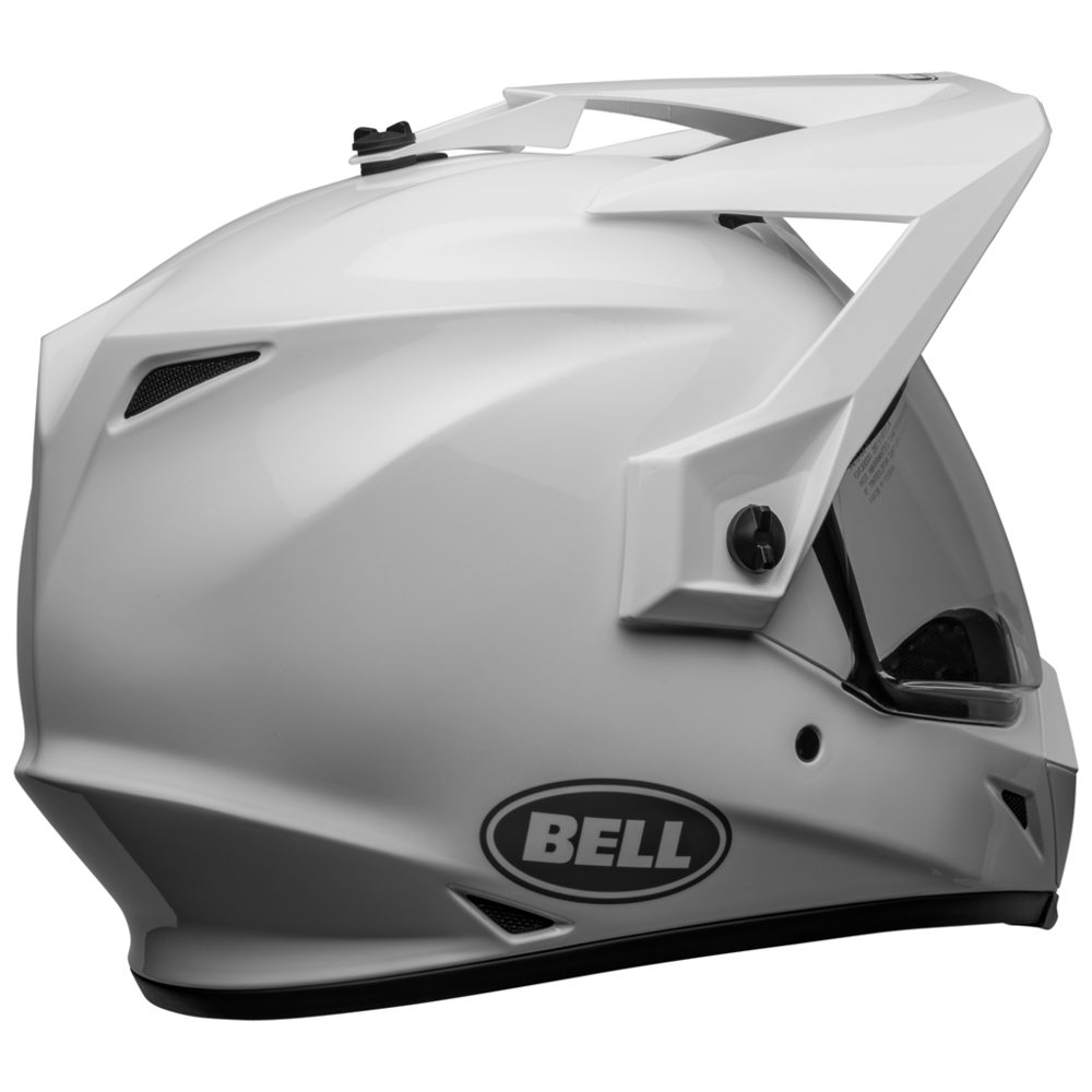 Bell MX-9 Adventure MIPS ECE22.06 Solid Helmet White (Image 14) - ThrottleChimp