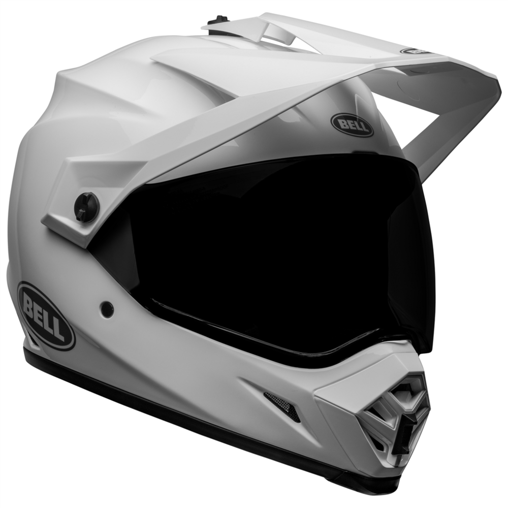 Bell MX-9 Adventure MIPS ECE22.06 Solid Helmet White (Image 3) - ThrottleChimp