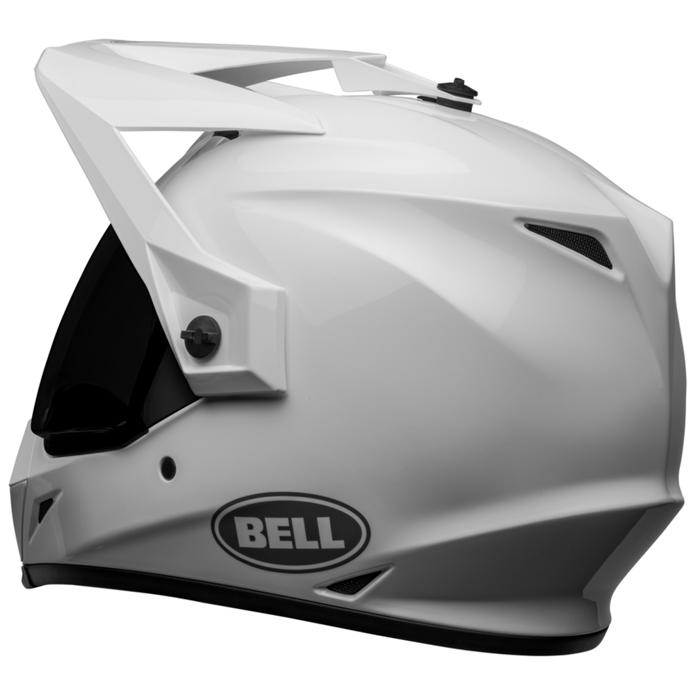Bell MX-9 Adventure MIPS ECE22.06 Solid Helmet White (Image 6) - ThrottleChimp