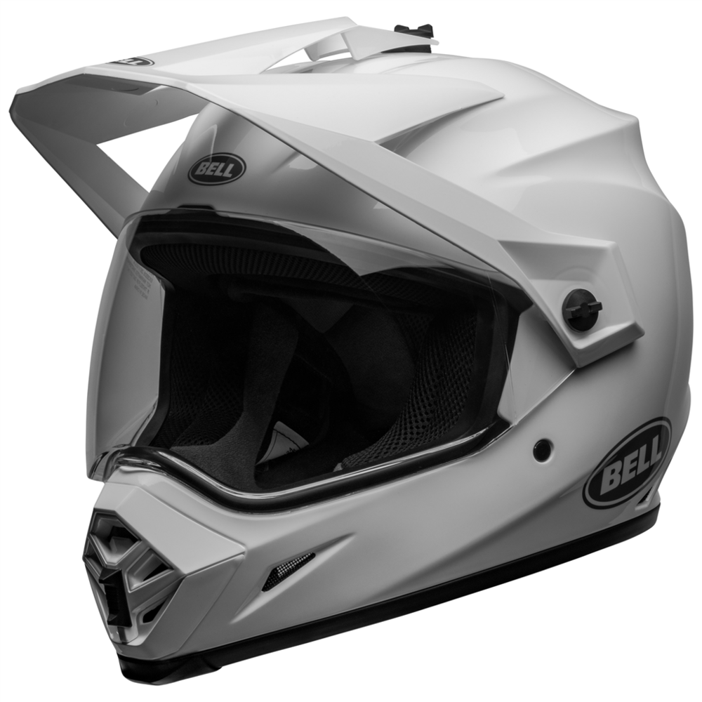 Bell MX-9 Adventure MIPS ECE22.06 Solid Helmet White (Image 9) - ThrottleChimp