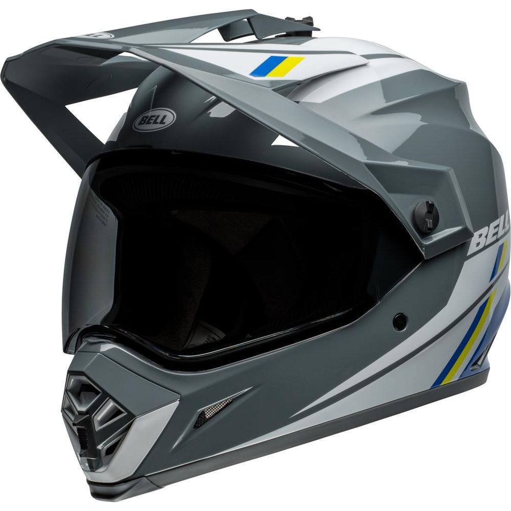 Bell MX-9 Adventure MIPS ECE22.06 Alpine Helmet Grey / Blue - ThrottleChimp