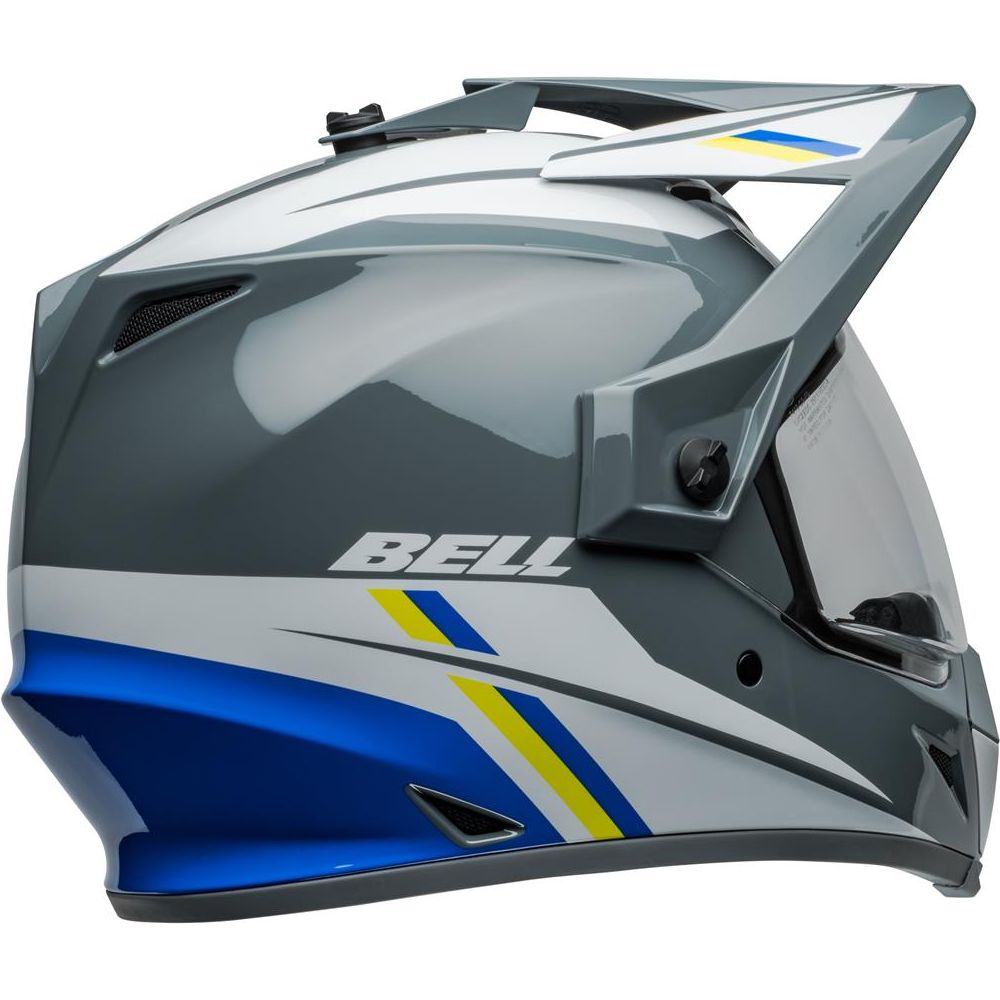 Bell MX-9 Adventure MIPS ECE22.06 Alpine Helmet Grey / Blue (Image 15) - ThrottleChimp