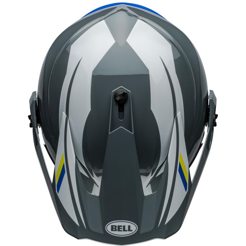 Bell MX-9 Adventure MIPS ECE22.06 Alpine Helmet Grey / Blue (Image 16) - ThrottleChimp