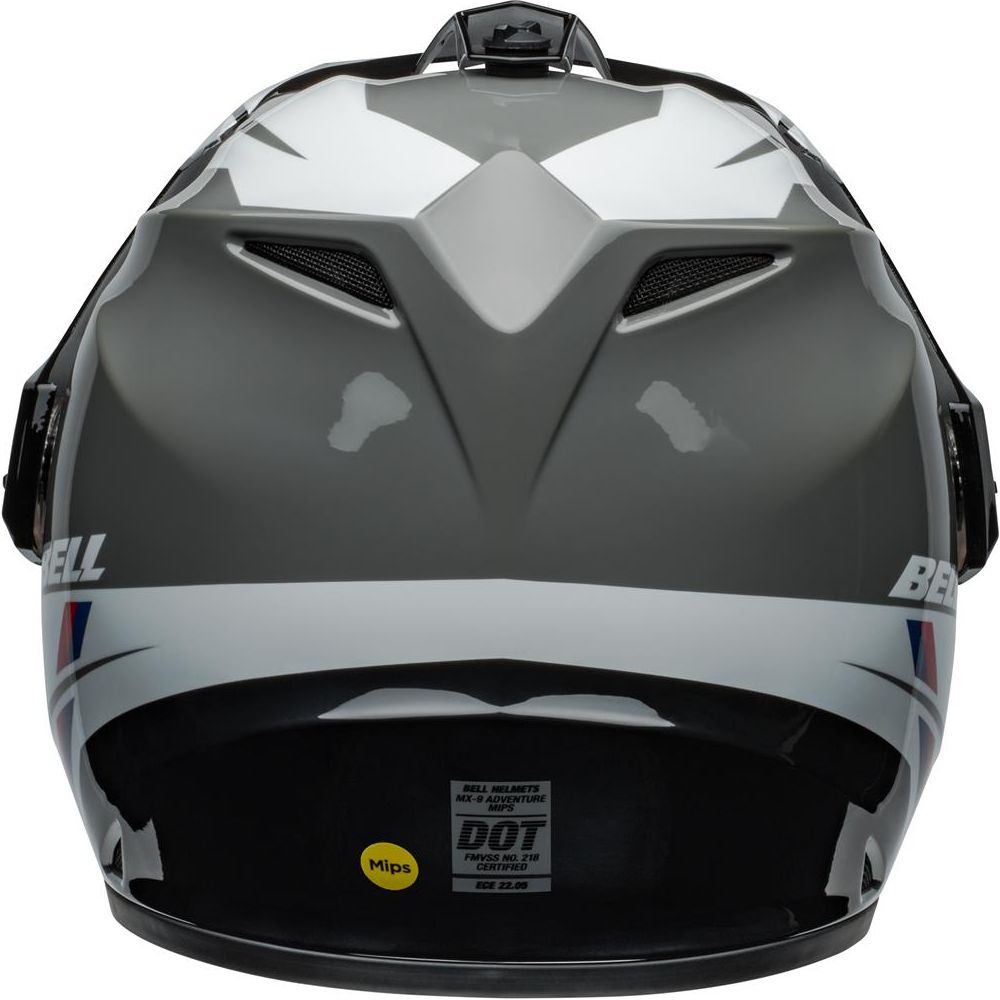 Bell MX-9 Adventure MIPS ECE22.06 Alpine Helmet Nardo / Black (Image 8) - ThrottleChimp