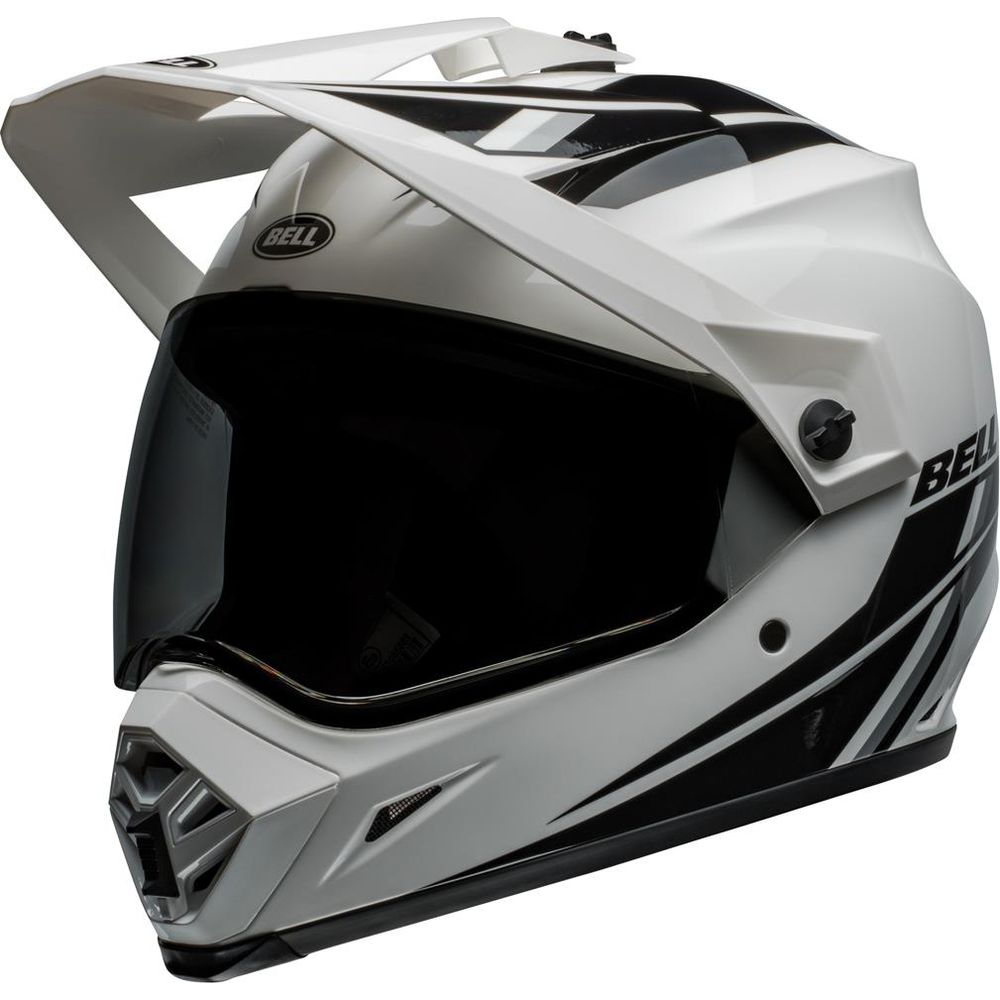 Bell MX-9 Adventure MIPS ECE22.06 Alpine Helmet White / Black - ThrottleChimp