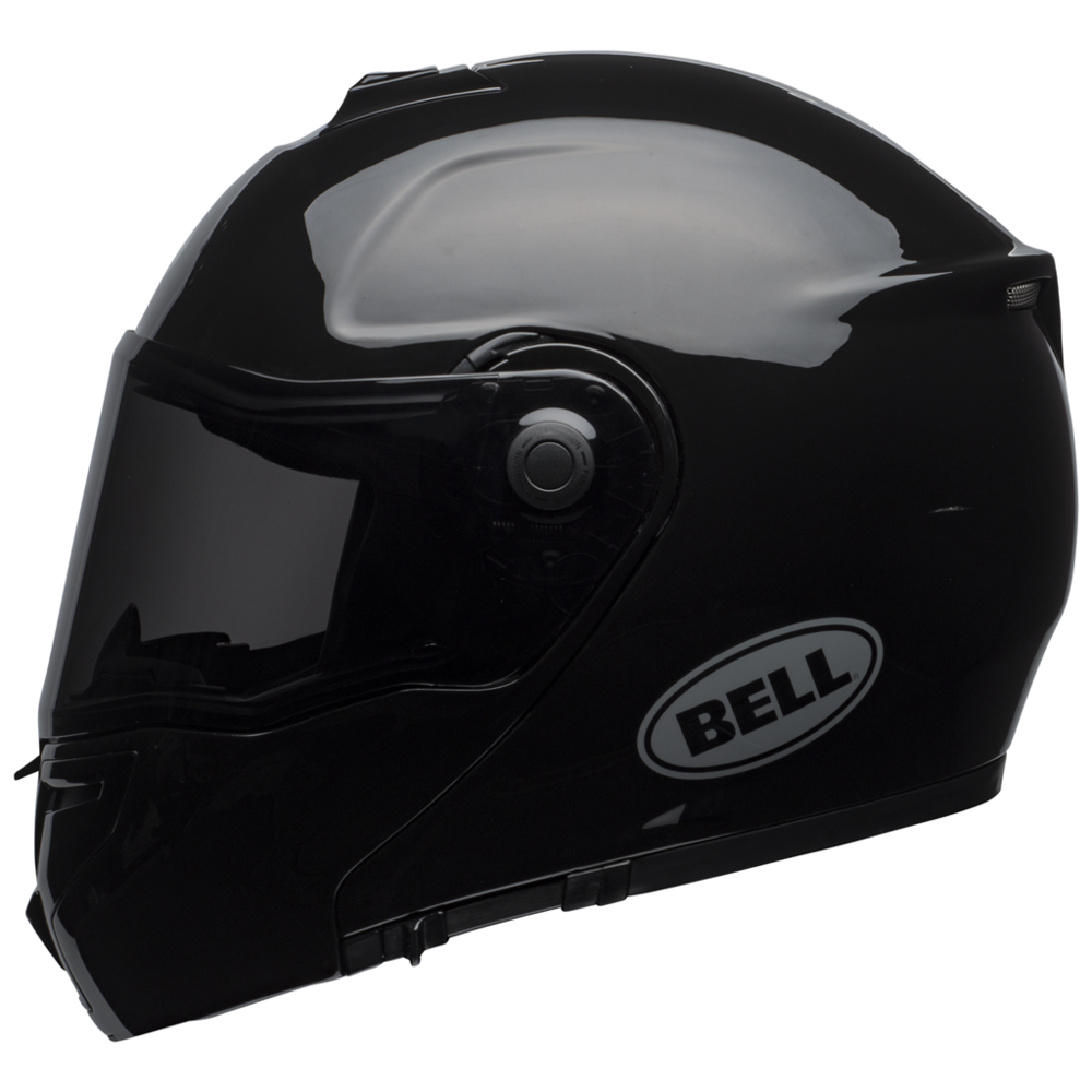 Bell SRT Modular Solid Full Face Helmet Black (Image 3) - ThrottleChimp