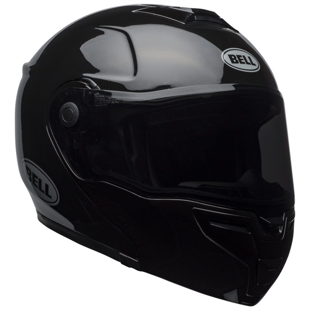 Bell SRT Modular Solid Full Face Helmet Black (Image 4) - ThrottleChimp