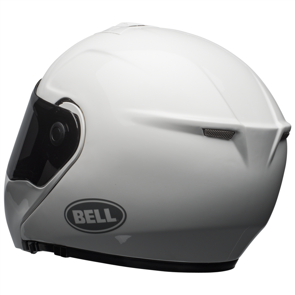 Bell SRT Modular Solid Full Face Helmet White (Image 7) - ThrottleChimp