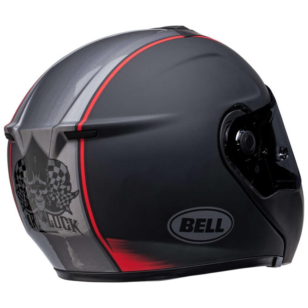 Bell SRT Modular Hartluck Jamo Full Face Helmet Black / Red (Image 6) - ThrottleChimp