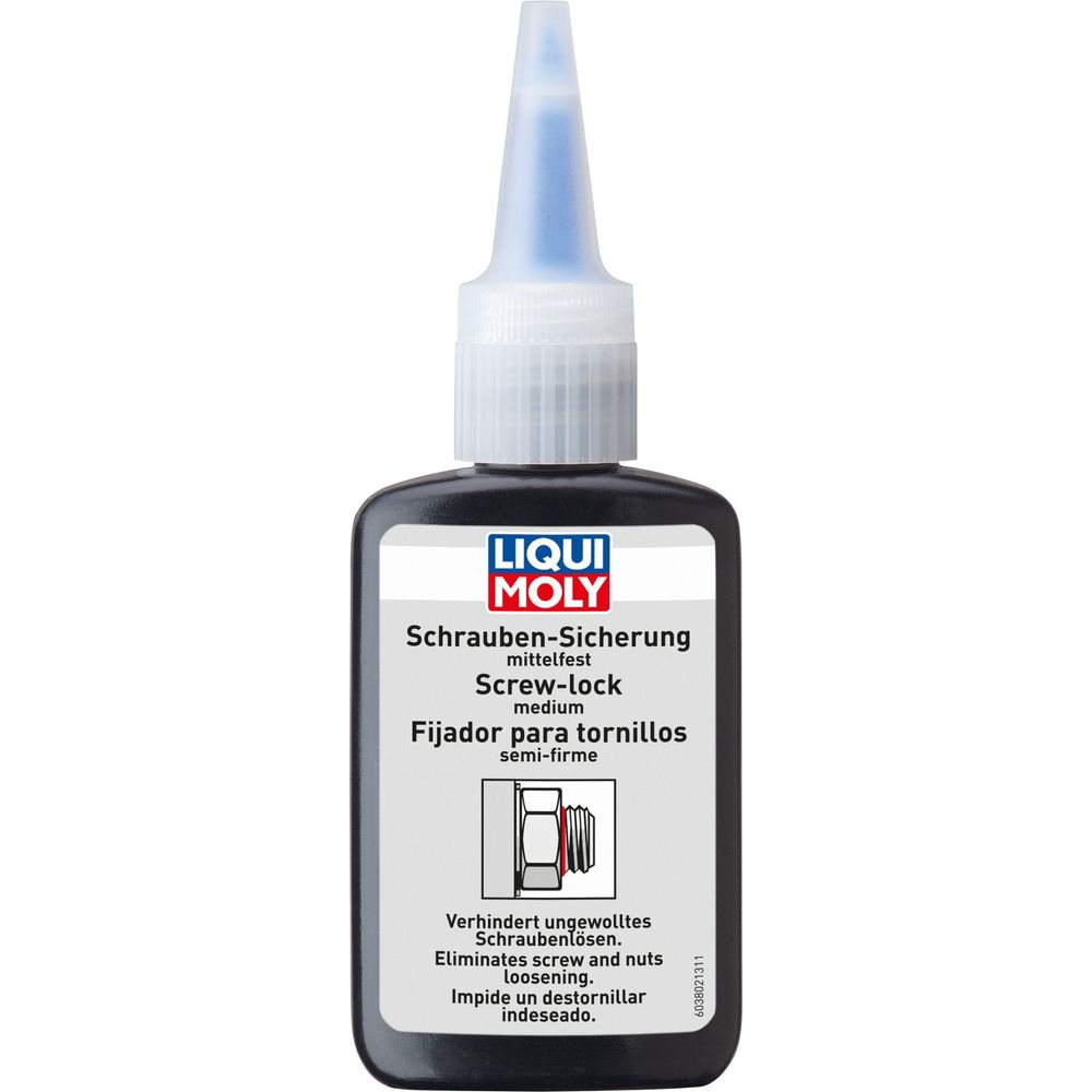 Liqui Moly Screw And Bolt Retainer Medium Strength 3802 - ThrottleChimp