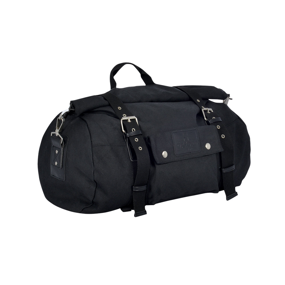 Oxford Heritage Roll Bag Black - 30 Litres FREE 1 YEAR Returns, FREE UK Delivery | ThrottleChimp