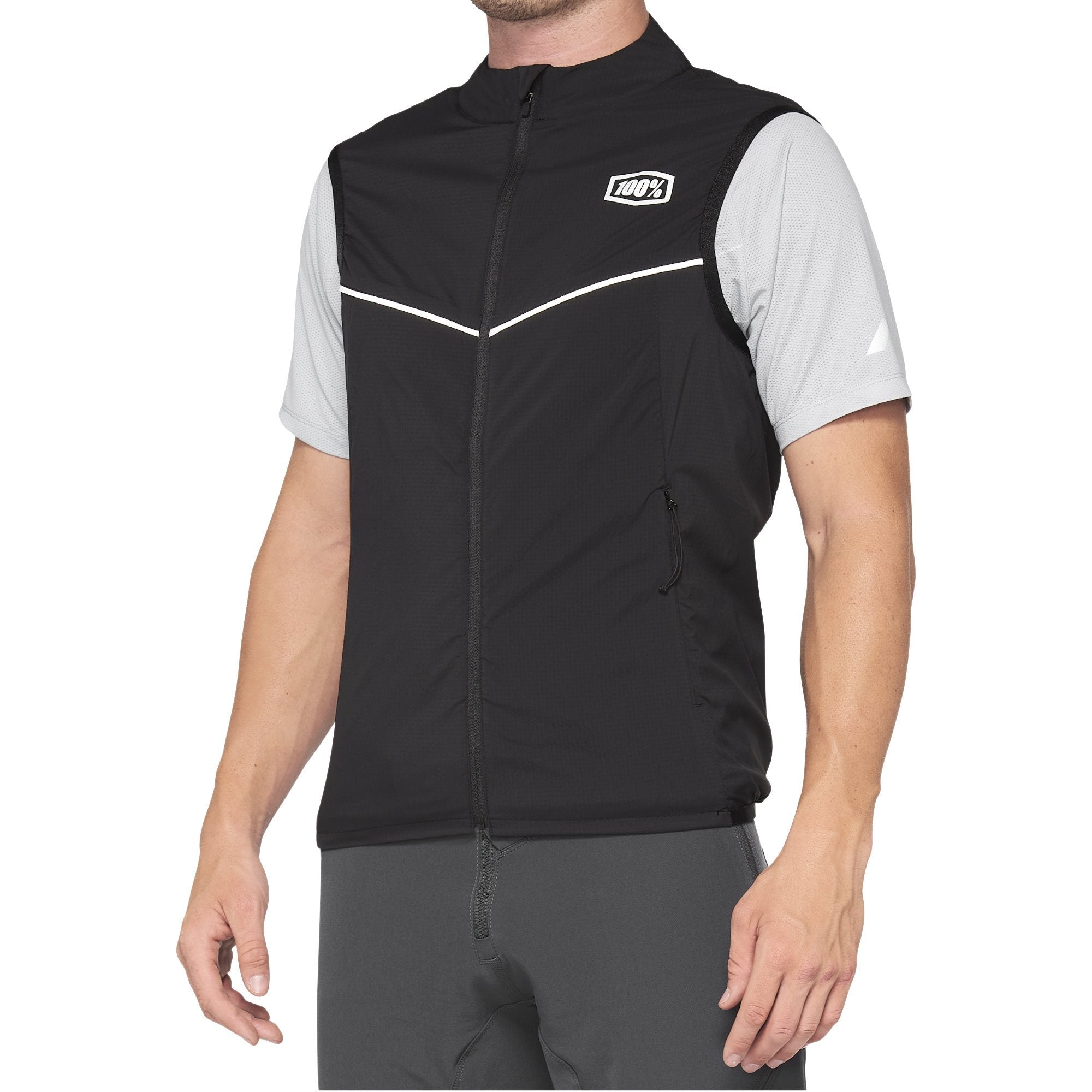 100% Corridor Stretch Vest Black FREE 1 YEAR Returns, FREE UK Delivery | ThrottleChimp