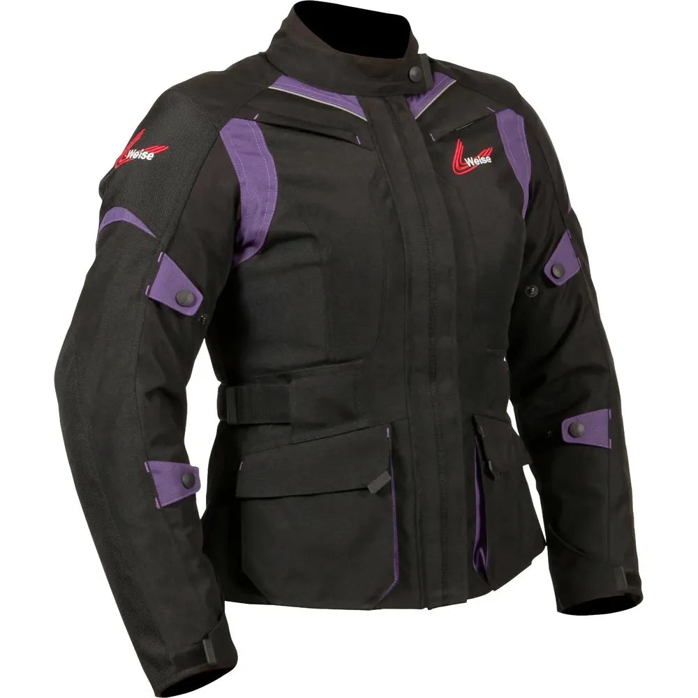 Weise Pioneer Ladies Textile Jacket Purple (Image 3) - ThrottleChimp