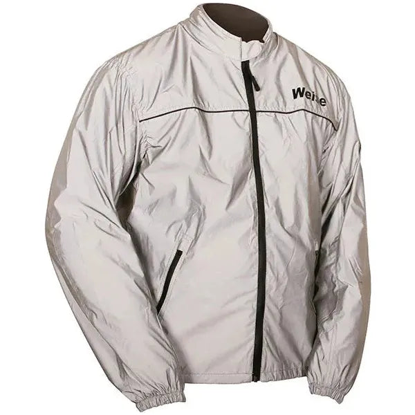 Weise Vision 2.0 Waterproof Over Jacket Silver (Image 2) - ThrottleChimp