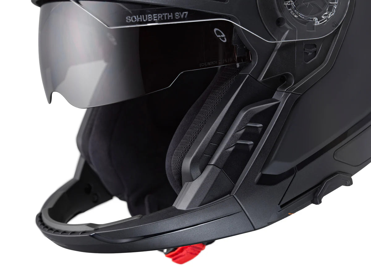 Schuberth J2 Open Face Helmet Matt Black FREE 1 YEAR Returns, FREE UK Delivery | ThrottleChimp