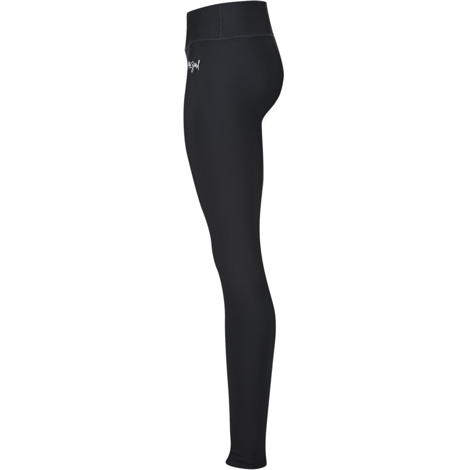 MotoGirl Mid-Layer Ladies Leggings Black (Image 3) - ThrottleChimp