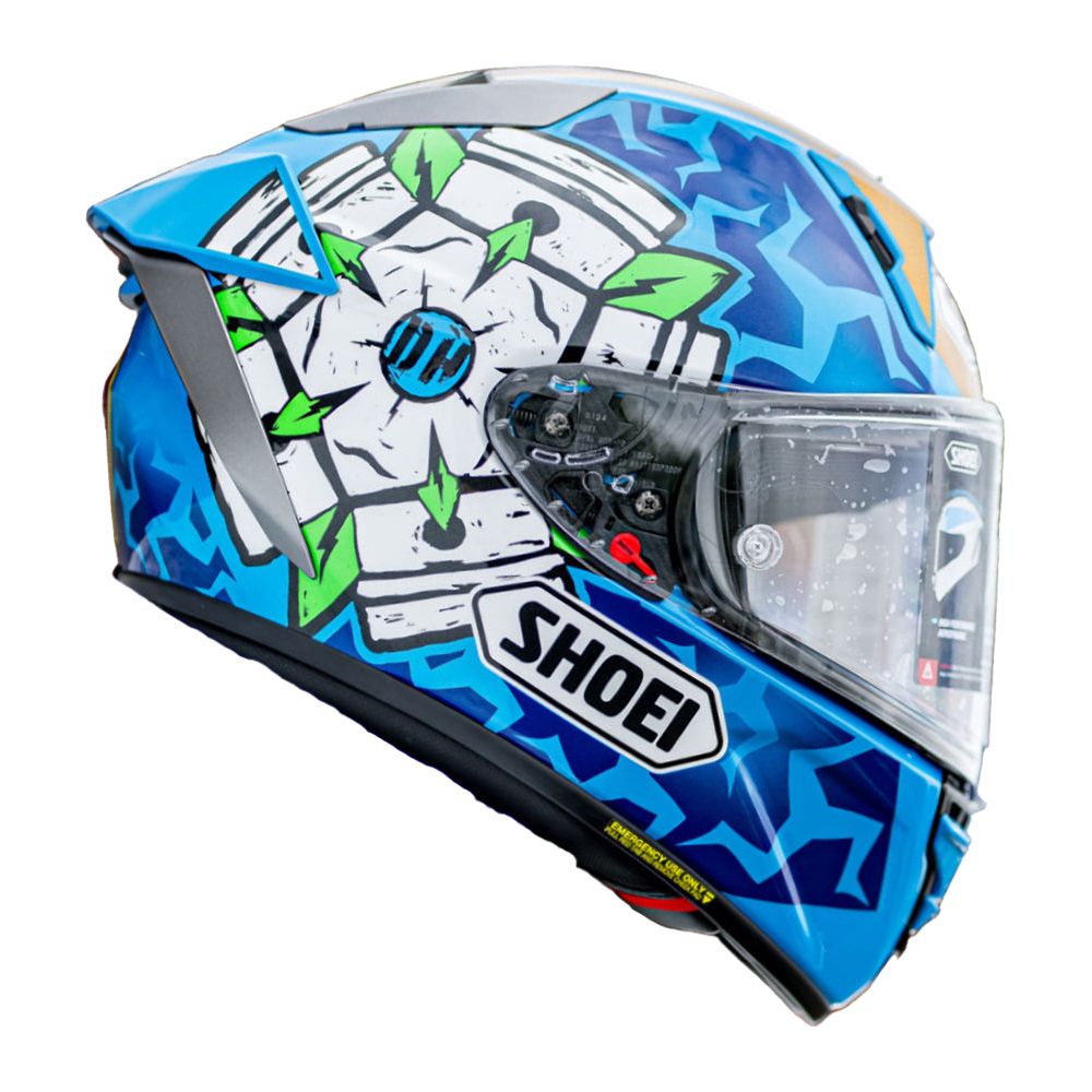 Shoei X-SPR Pro Harrison TC2 Full Face Helmet Blue - ThrottleChimp