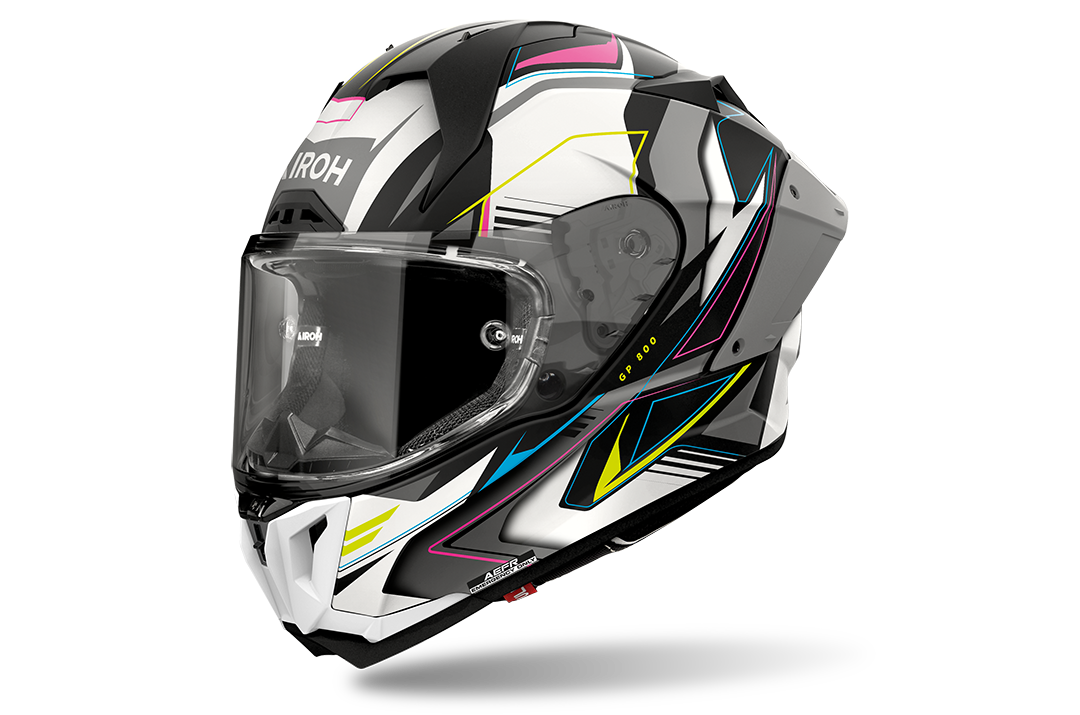 Airoh GP-800 Full Face Helmet Must Matt Multicolor FREE 1 YEAR Returns, FREE UK Delivery | ThrottleChimp