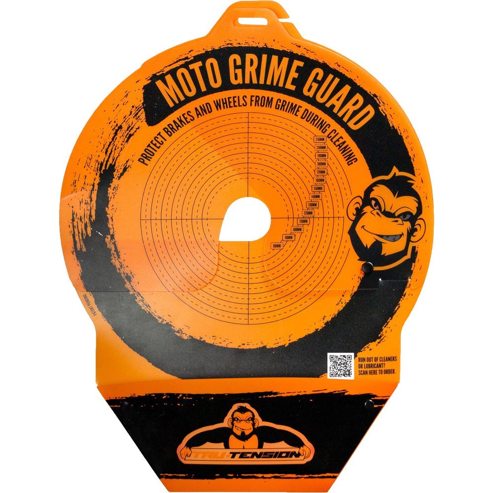 Tru-Tension Motorcycle Grime Guard Orange - ThrottleChimp