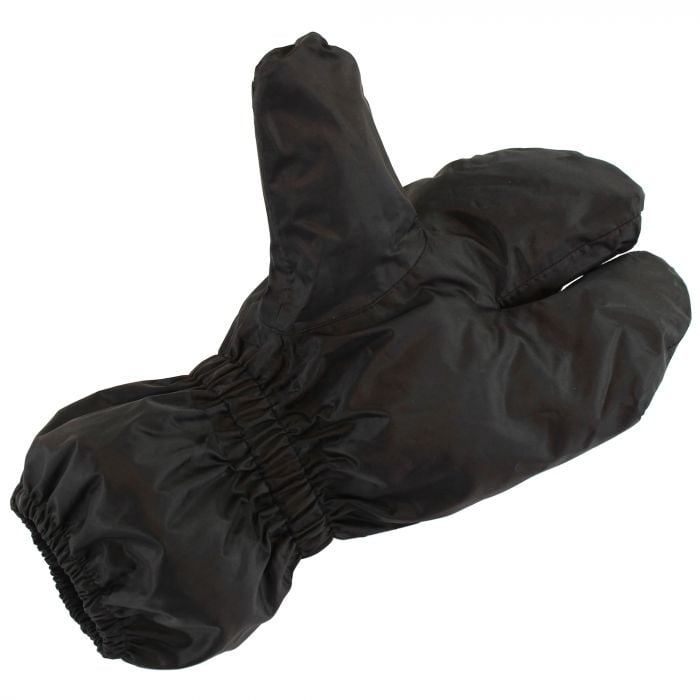 Bike It 3 Finger Rain Over-Mittens Black (Image 2) - ThrottleChimp