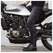 Pando Moto Karl Devil 9 Slim Fit Cordura / Aramid Jeans Black (Image 6) - ThrottleChimp