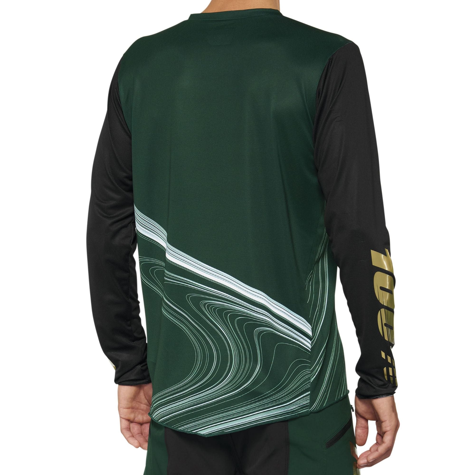 100% R-Core X Long Sleeves Limited Edition Jersey Forest Green FREE 1 YEAR Returns, FREE UK Delivery | ThrottleChimp