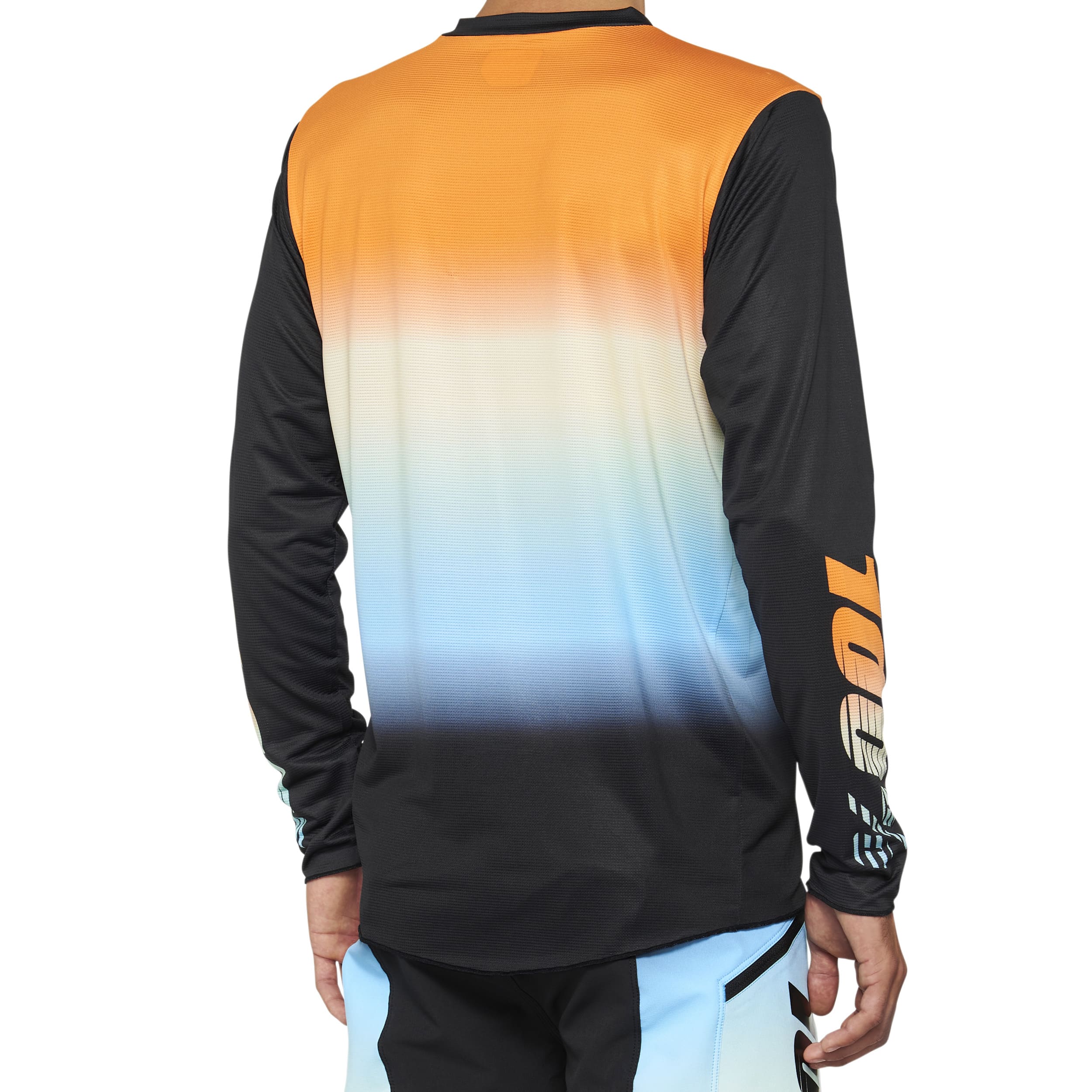 100% R-Core X Long Sleeves Limited Edition Jersey Sunset FREE 1 YEAR Returns, FREE UK Delivery | ThrottleChimp