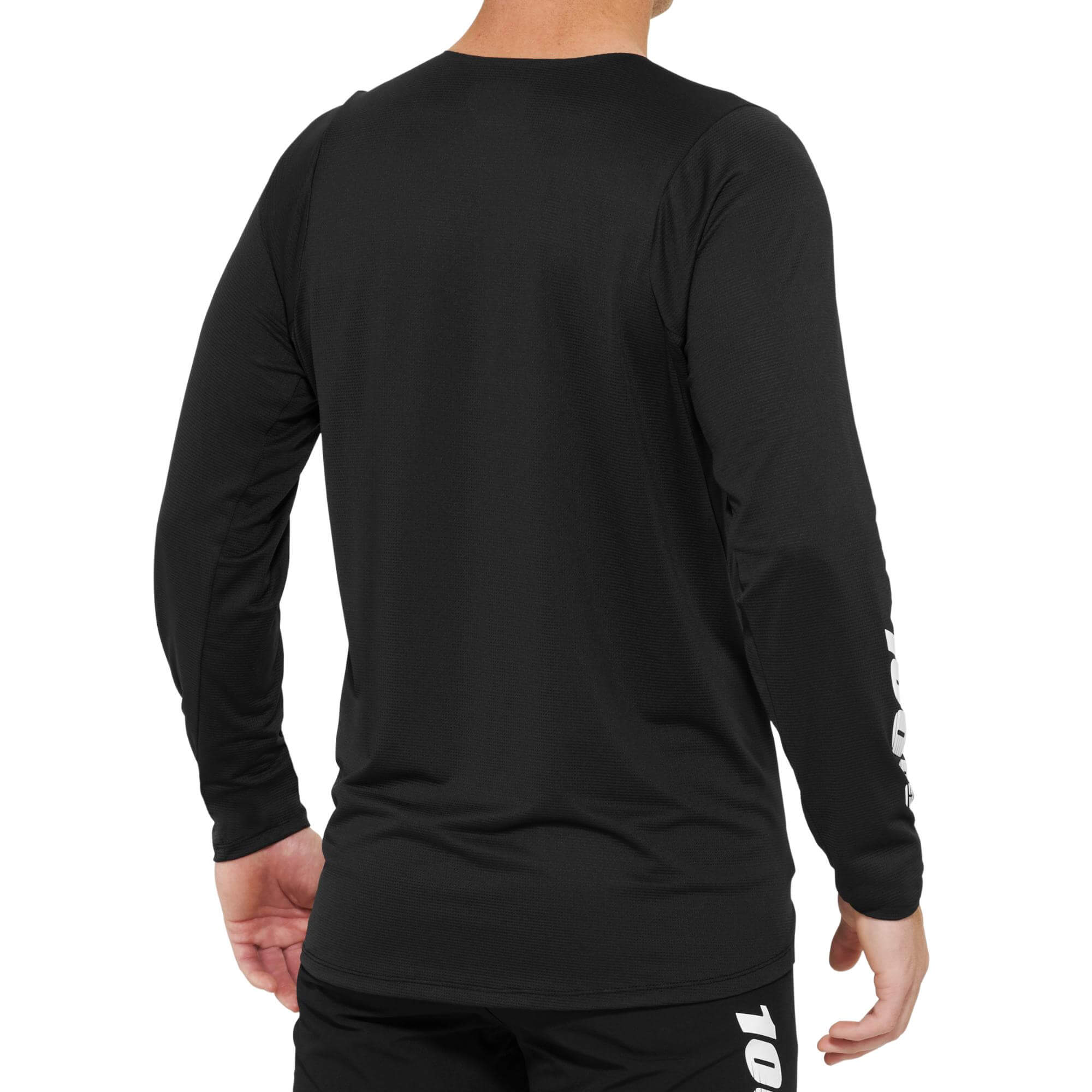 100% R-Core X Long Sleeves Jersey Black FREE 1 YEAR Returns, FREE UK Delivery | ThrottleChimp