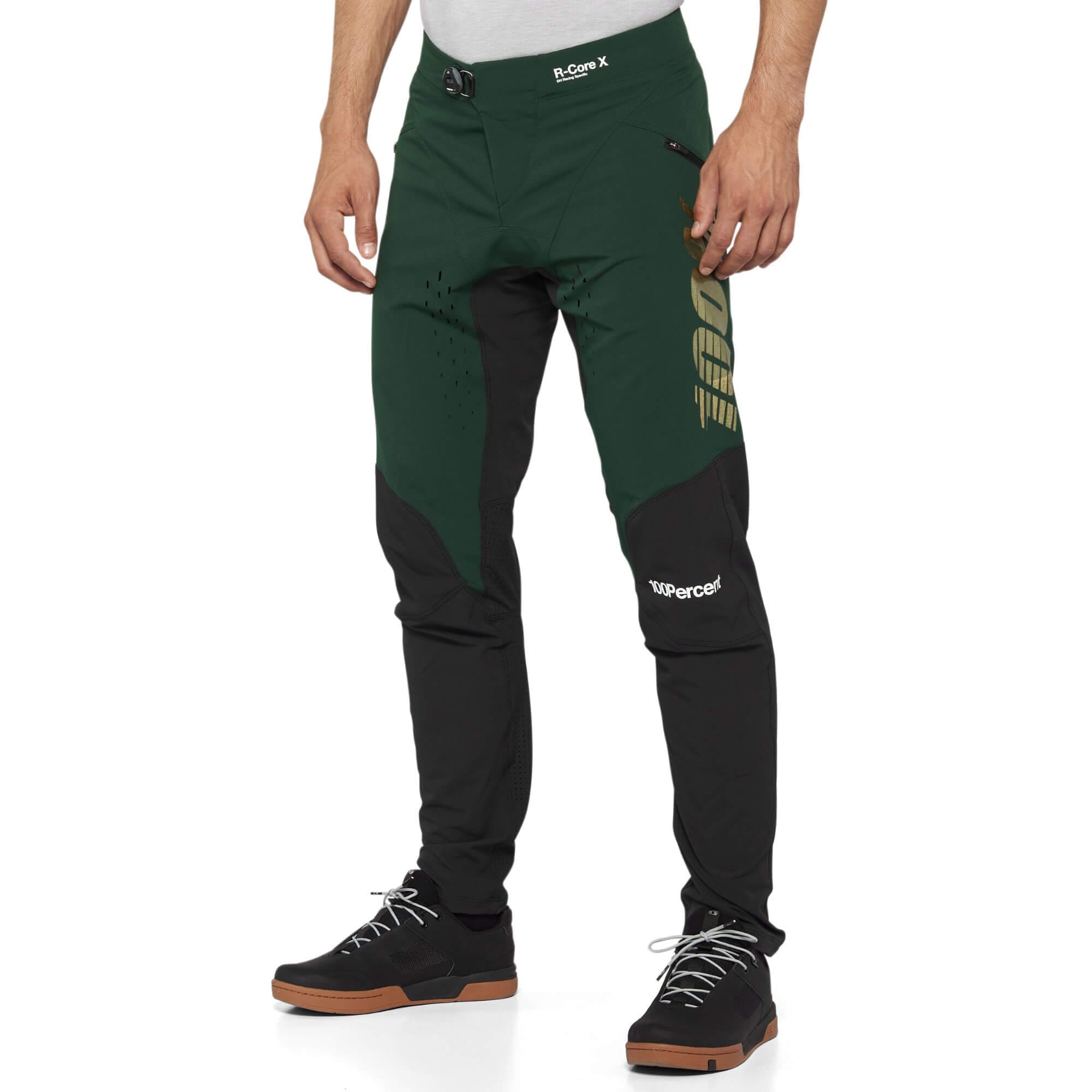 100% R-Core X Limited Edition Trouser Forest Green FREE 1 YEAR Returns, FREE UK Delivery | ThrottleChimp