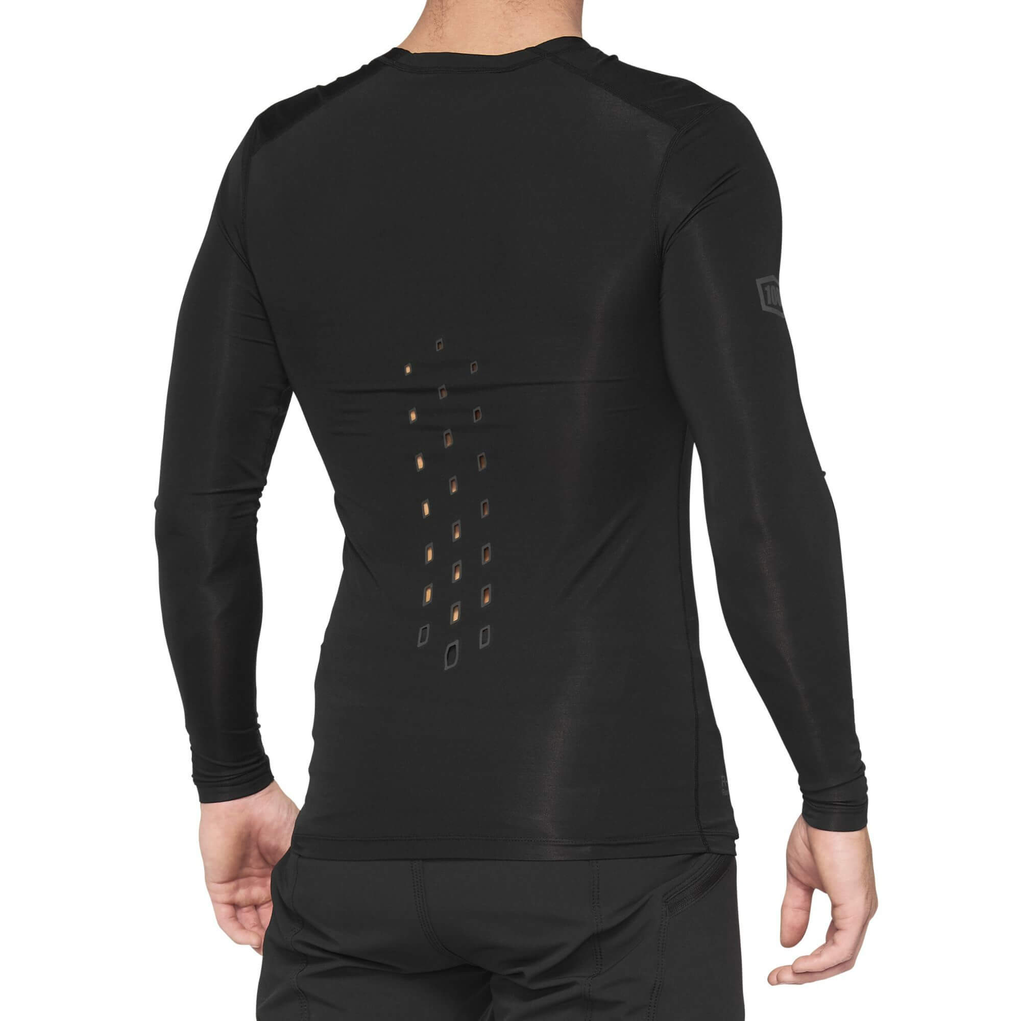 100% R-Core Concept Long Sleeves Jersey Black FREE 1 YEAR Returns, FREE UK Delivery | ThrottleChimp