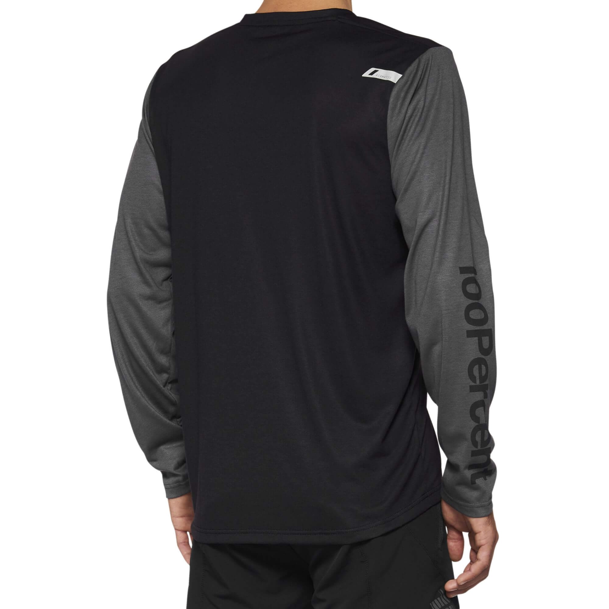 100% Airmatic Long Sleeves Jersey Black FREE 1 YEAR Returns, FREE UK Delivery | ThrottleChimp