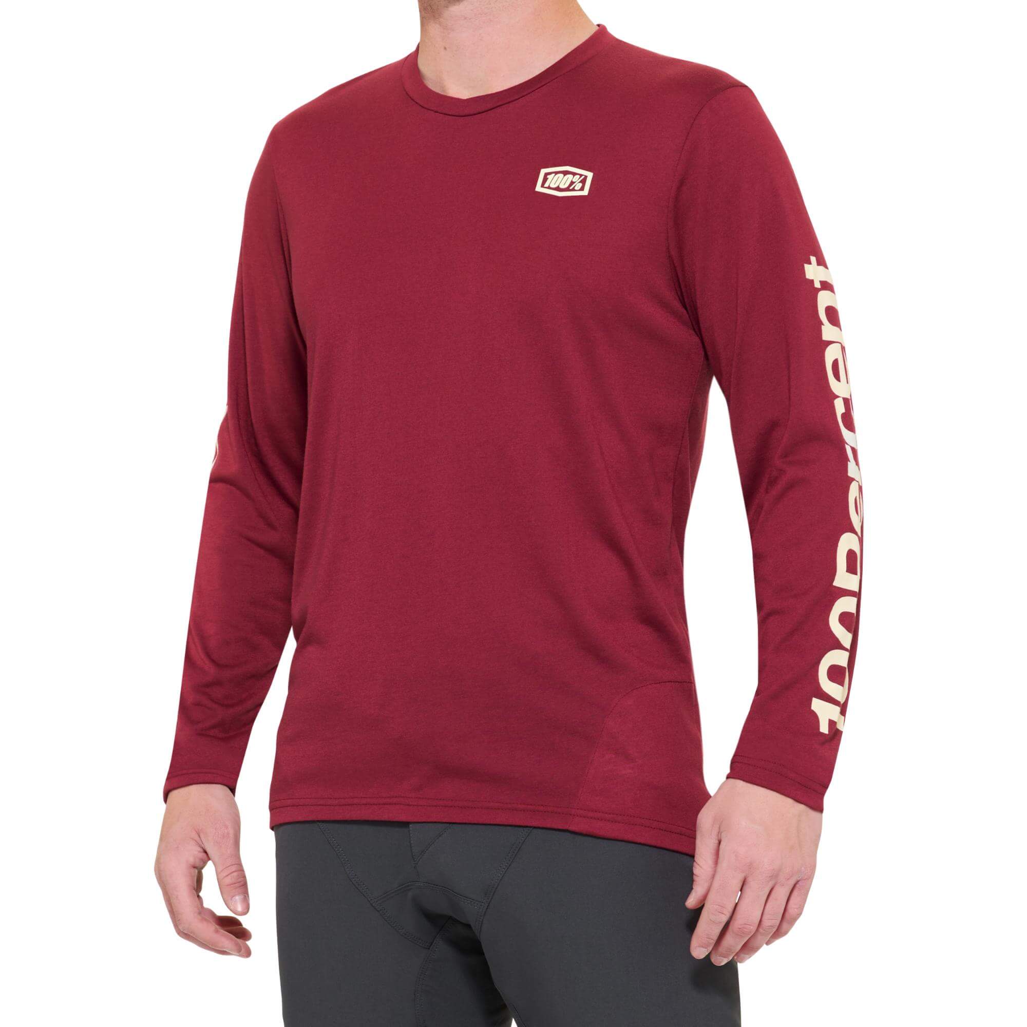 100% Airmatic Long Sleeves Jersey Merlot FREE 1 YEAR Returns, FREE UK Delivery | ThrottleChimp