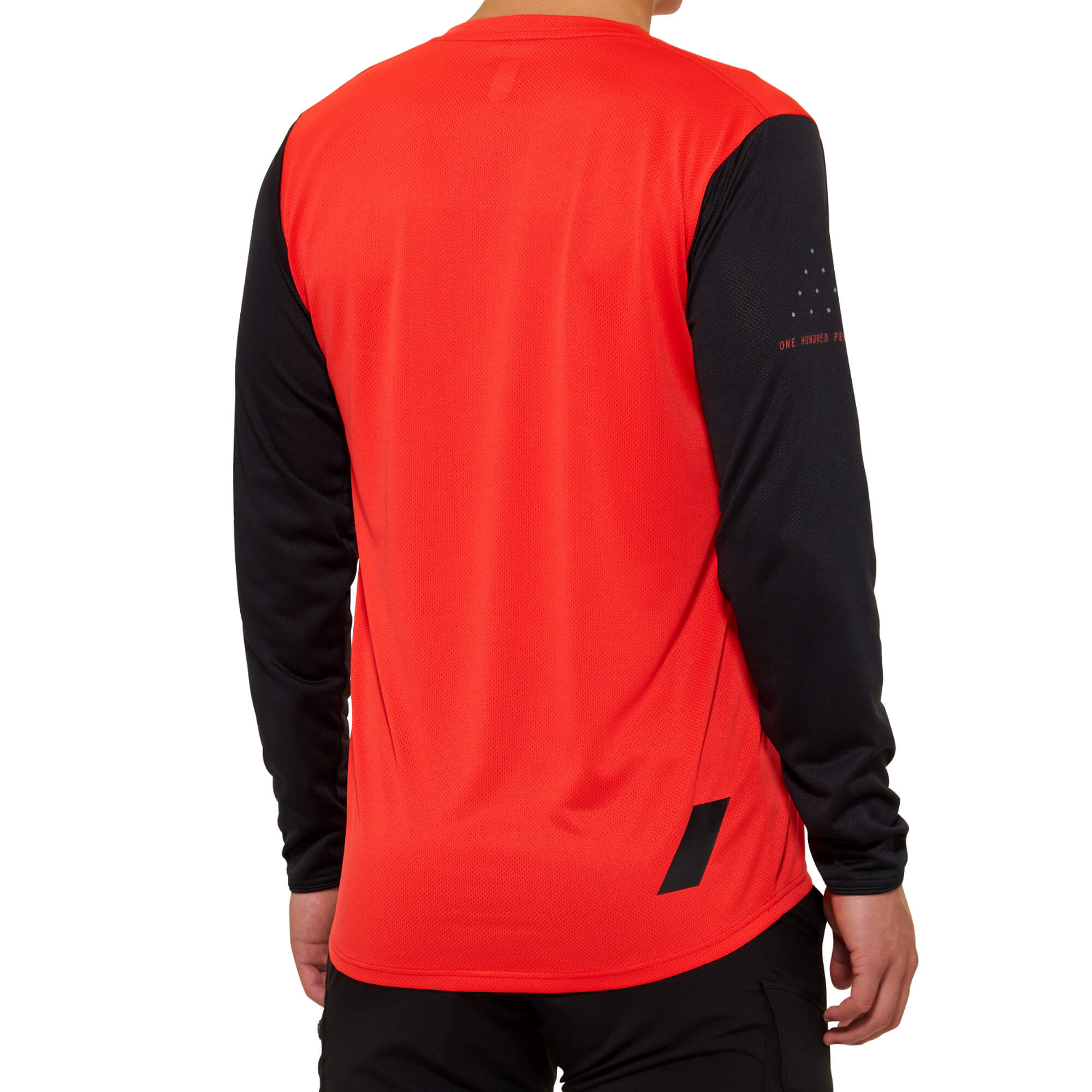 100% Ridecamp Long Sleeves Jersey Red / Black FREE 1 YEAR Returns, FREE UK Delivery | ThrottleChimp