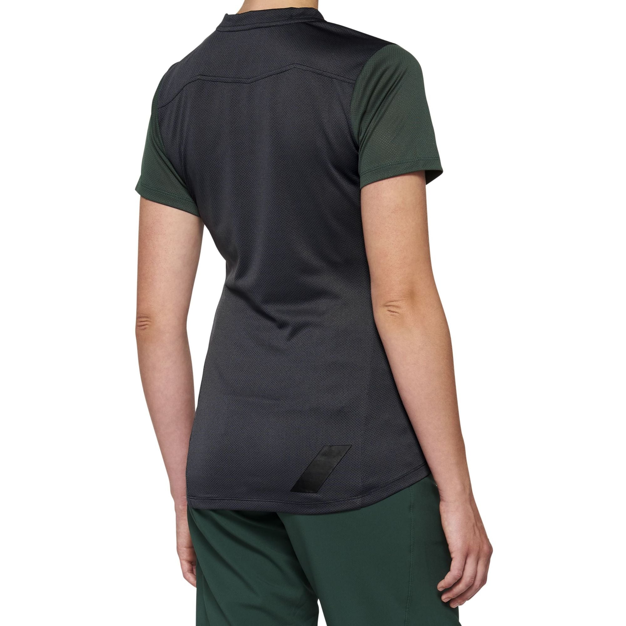 100% Ridecamp Ladies Jersey Charcoal / Forest Green FREE 1 YEAR Returns, FREE UK Delivery | ThrottleChimp