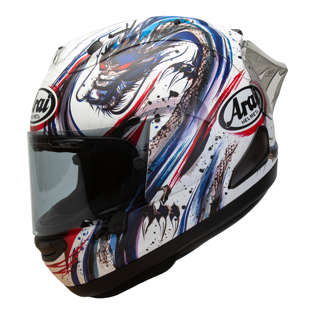 Arai RX-7V Evo Kiyonari Trico Full Face Helmet Replica - ThrottleChimp