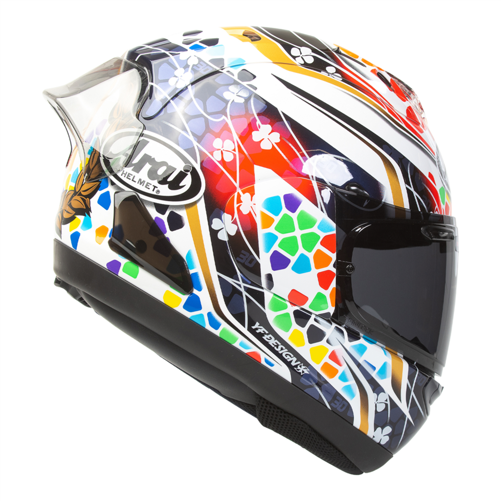 Arai RX-7V Evo Nakagami GP2 Full Face Helmet Replica (Image 2) - ThrottleChimp