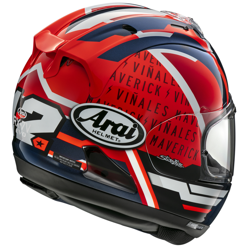 Arai RX-7V Evo Maverick Full Face Helmet Replica (Image 2) - ThrottleChimp